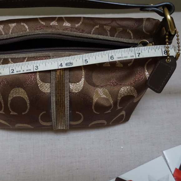 New Coach Sequin Glitter Mini Pouch - Picture 5 of 5